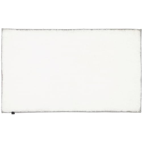 Cawö Home Badteppiche Frame 1006 weiß - 600 60x100 cm