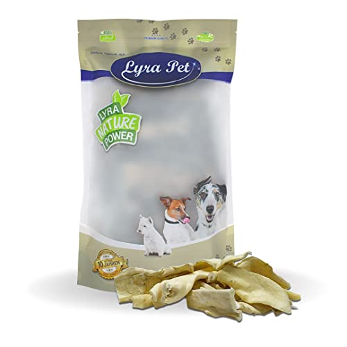 Lyra Pet® Rinderkopfhaut 5 kg - 5000 g hell Kauartikel wie Pansen Kaustreifen