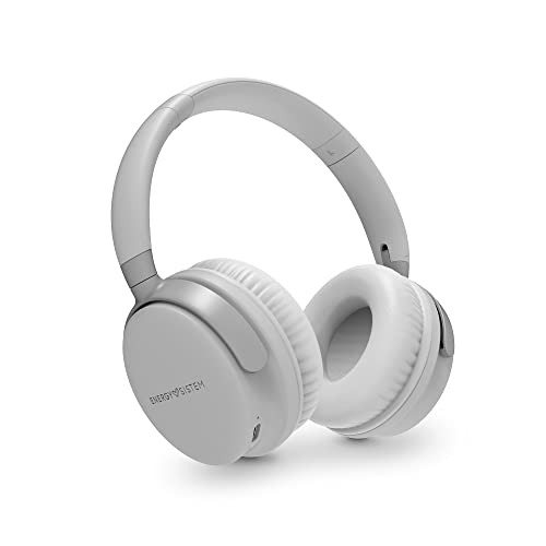 Energy Sistem Headphones Bluetooth Style 3 Stone Kabellose Kopfhörer (kabellose Technologie Bluetooth® 5.1, Deep Bass, HQ Voice Calls, Lange Batterielebensdauer: 25 Stunden), Grau
