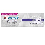 Crest 3D-Weiß Brilliance Zahnpasta, Vibrant Peppermint 4,1 Unzen (Packung mit 5)