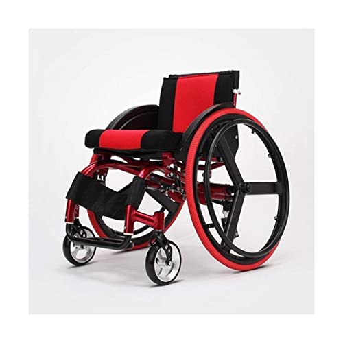 Manueller, selbstfahrender Rollstuhl, ultraleichter Rollstuhl aus Aluminiumlegierung, stoßdämpfender Trolley, behinderte ältere Menschen, die medizinische Behandlung fahren