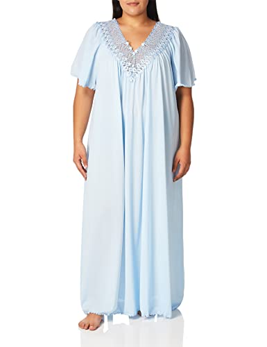Shadowline Beloved Damen Langes Kleid mit Flatterärmeln, blau, 3X