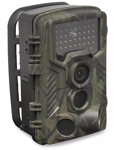 Denver WCT-8010 FullHD Wildkamera mit Bewegungssensor Display 12MP Tier Wild Überwachungskamera, Grün Schwarz