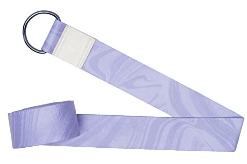 Yoga Design Lab Yogagurt 240 cm | Extra Langer, bunter Yoga Gurt, umweltfreundlich | Für eine intensivere Dehnung bei Gymnastikübungen (Lavender)