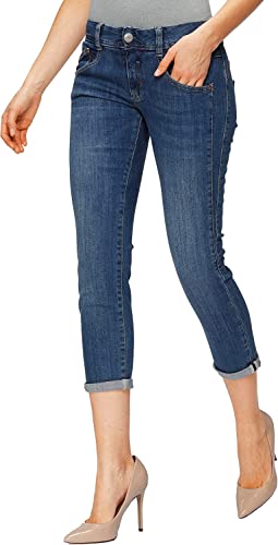 Herrlicher Damen Jeans Gina Slim Cropped (26W, 055 medium)