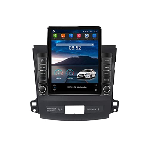 Android 11 Autoradio Navi Carplay für Mitsubishi Outlander Xl 2 2005-2011 2 Din Autoradio mit Bildschirm Rückfahrkamera 9.7 Zoll Touchscreen Car Radio Unterstützung WiFi Mirror Link Canbus ( Color : B