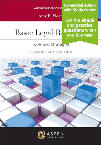 Basic Legal Research: Tools and Strategies, Revised [Connected eBook with Study Center] (Aspen Coursebook)