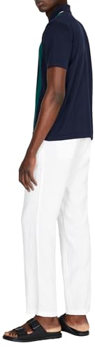 Sisley Mens Trousers 4AGHSF02L Pants, White 101, 38