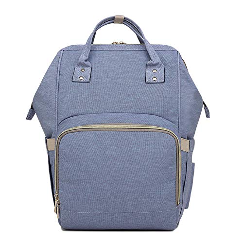 Baby Wickeltasche Rucksack Wickelrucksack Multifunktional Große Kapazität Babytasche Reisetasche Für Unterwegs Violett 27 * 15 * 40CM