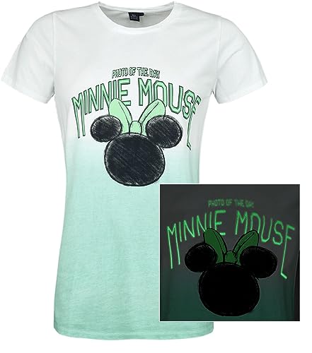 Mickey Mouse Minnie Frauen T-Shirt Multicolor L