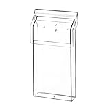 Flyerhalter, Prospektbox DIN lang Outdoor aus Acrylglas PHO111/30