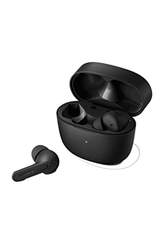Philips Bluetooth Kopfhörer, Kabellose Kopfhörer für Erwachsene, Wasserdicht, bis zu 18 Stunden Spielzeit, Silikon Abdeckung in 3 Größen, integriertes Mikrofon, klassisches Design und bequeme Passform