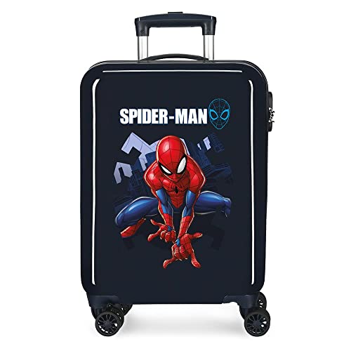 Hartschalenkabinenkoffer 55 cm Spiderman Action Blau