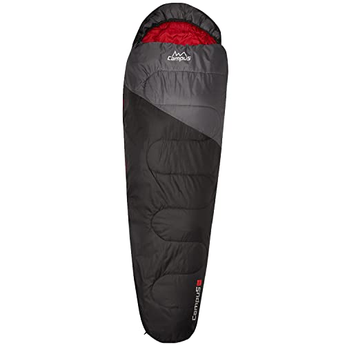 Campus Unisex-Adult CUP702123200 Sleeping Bag, Black, One Size