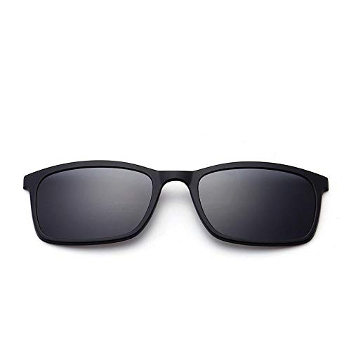 NIUASH Sonnenbrille polarisiert Polarisierte Sonnenbrille Männer Frauen Magnetclip auf Brille TR90 Optische Cat Eye Brille Full Frame Treiberbrille-E