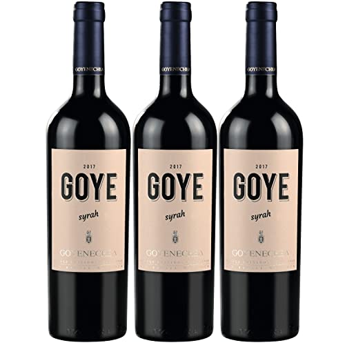 Goyenechea Syrah GOYE Rotwein Wein trocken Argentinien I FeinWert Paket (3 x 0,75l)