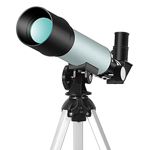 Teleskop für Einsteiger, 50 mm Blende, 360 mm Brennweite, astronomisch verstellbare Teleskope mit Smartphone-Adapter, Handteleskop