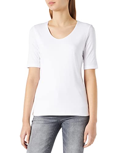 Street One Damen New Palmira T-Shirt, White, 42