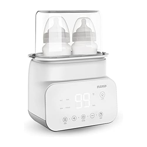 Neno® VITA 5 in 1 Babyflaschensterilisator und wärmer - Regelbarer Dampfsterilisator für Babyflaschen - 4 Betriebsarten - Schnell und einfach zu bedienen