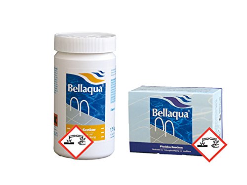 Bellaqua Set Flockkartuschen + pH Senker 1,5 g