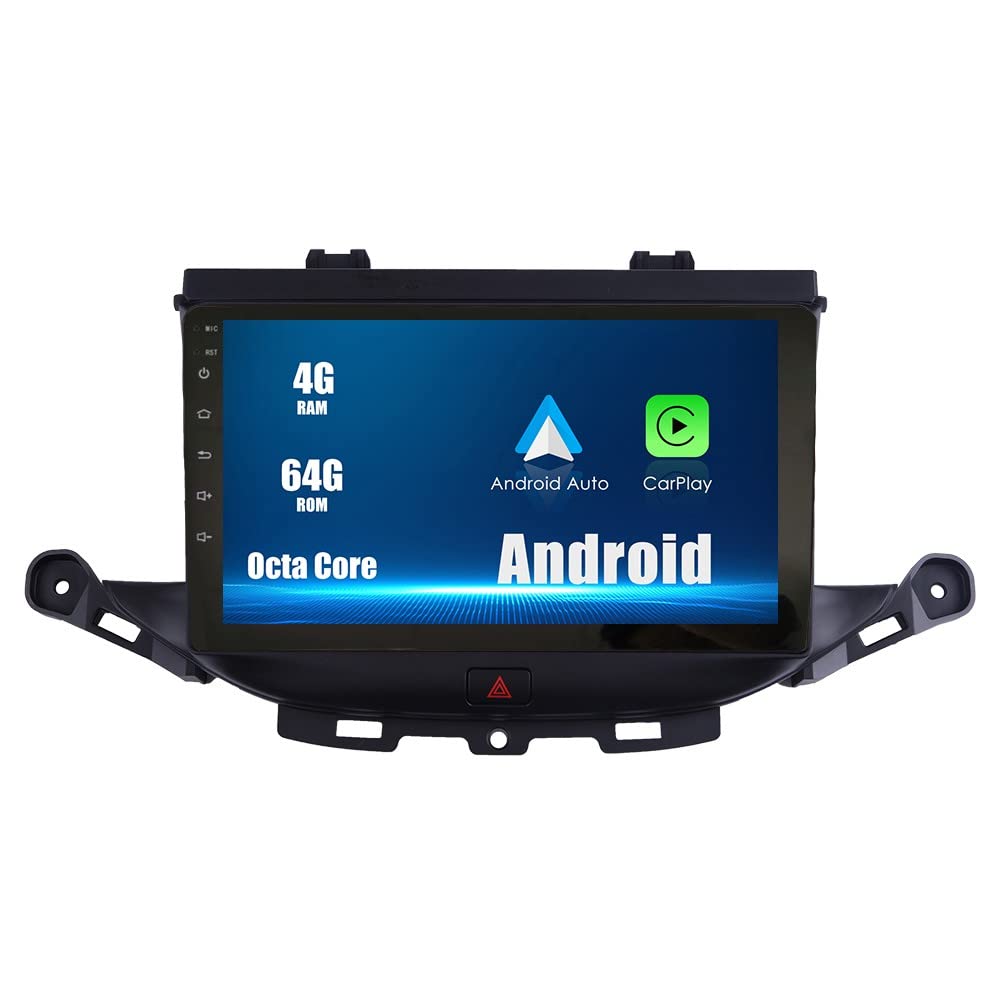ZERTRAN Android 10 Autoradio Autonavigation Stereo Multimedia Player GPS Radio 2.5D Touchscreen fürBUICK Verano GS 2015 (Hatchback) OPEL Astra K 2016-2017