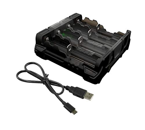 Armytek Handy C4 Pro USB Ladegerät für 4 Batterien mit Powerbank-Funktion