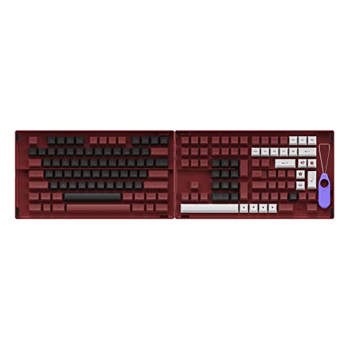 Akko Bred 158-Key ASA Profile PBT Double-Shot Keycap Set für mechanische Tastaturen mit Sammelbox