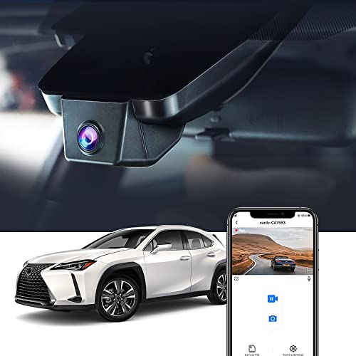 Fitcamx Dashcam Passend für Lexus UX 200 250h F Sport Utility 4D Luxury 2016–2024 (Modell B), 4K OEM Auto Dashcam, 2160P UHD-Video Wifi, Parkmonitor, G-Sensor, Nachtsicht, WDR Dash cam mit 64-GB-karte