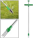 Standing Plant Root Remover, Weed Puller Tool, Standing Weeder, Long Handled Lightweight Tool, Root Killer Remover for Lawn Easy