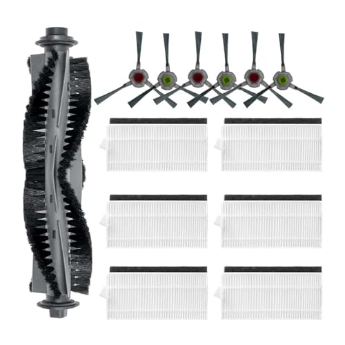 MaNzzo Hauptseitenbürste Hepa-Filter Ersatz-Ersatzteilzubehör, kompatibel mit AIRROBO P20 Roboterstaubsauger (Color : Set K)