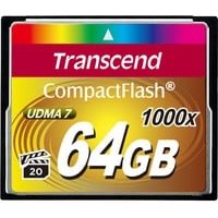 Transcend Flash-Speicherkarte - 64GB - 1000x - CompactFlash (TS64GCF1000)