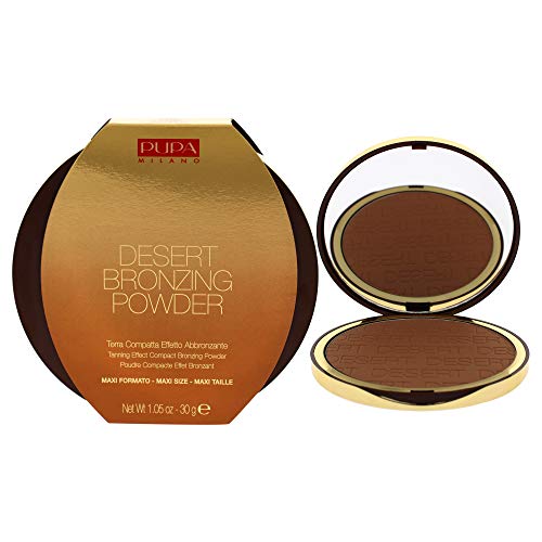 Pupa Milano Desert Bronzing Powder - 002 Honiggold für Damen, 29,8 ml Pulver