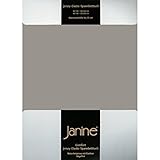 Janine Design Jersey Elastic Spannbetttuch Vulkan, 90x190 cm - 100x220 cm