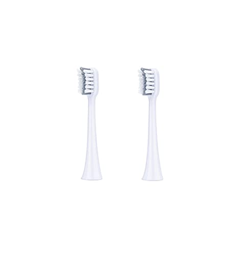 Shenghao Yige Store Zahnbürstenkopf, passend für S100 S200 S300 S600 S900 Ultraschall-Schall-elektrische Zahnbürste, passend für elektrische Zahnbürstenköpfe (Farbe: 2 weiße hohe Dichte)