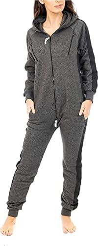 Juicy Trendz® Damen Onesie frauen Trainingsanzug Jogging Anzug Einteiler Unisex Overall Jumpsuit