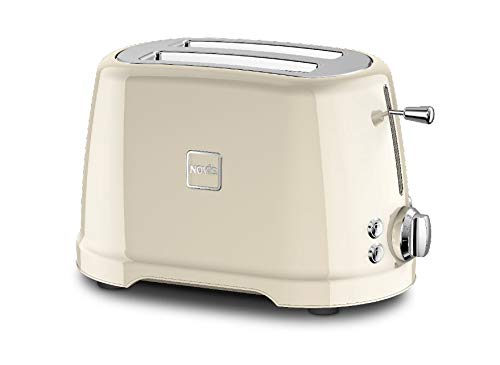 NOVIS Toaster 6115.09.20 Iconic Line - T2 creme, 2 kurze Schlitze, 900 W