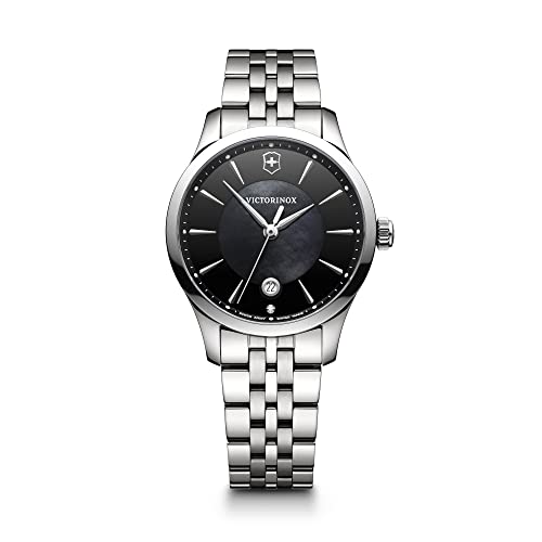 Victorinox Damen Analog Quarz Uhr mit Edelstahl Armband 241751