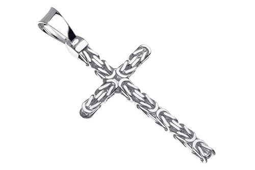 Anhänger Kreuz Königskette 5mm Kettenanhänger - 925 Silber