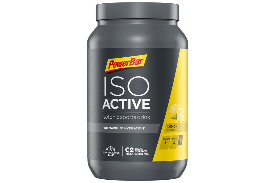 PowerBar Isoactive Lemon 1320g - Isotonisches Sportgetränk - 5 Elektrolyte + C2MAX