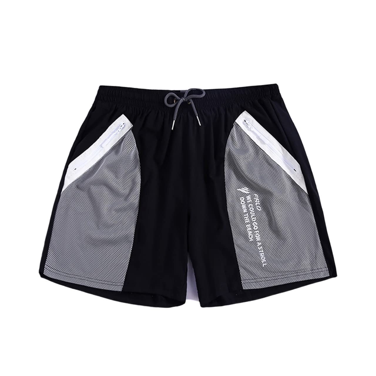 DYXIA Volley, Badehose, Shorts mit Kordelzugverschluss und elastischem Bund für Herren mit Kompressionsfutter (Color : Schwarz, Größe : 3XL)