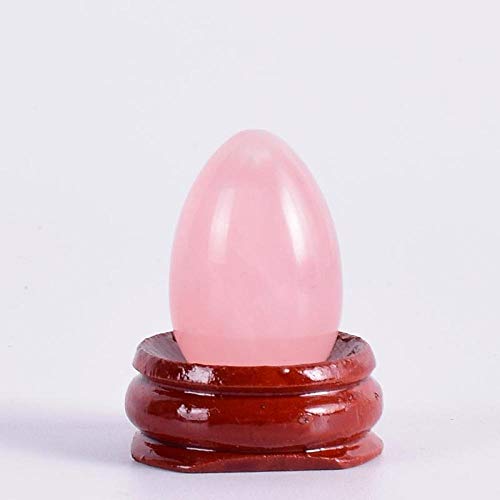 Natürlicher Rosenquarz Yoni Eimassage Eierset Bohrer oder Bohrer Verschiedene Größen Crystal Mineral Ball Kegel Übung-30x20mm Bohrer