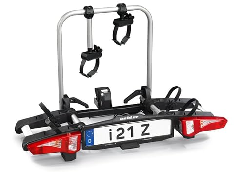 Uebler i21z Fahrradträger AHK 90Grad mit Zahnband für 2 Räder/Ebikes