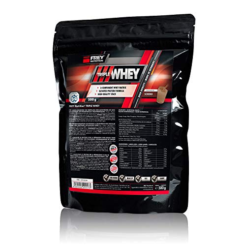 Frey Nutrition Whey Protein Schoko Zipp-Beutel, 1er Pack (1 x 500 g)