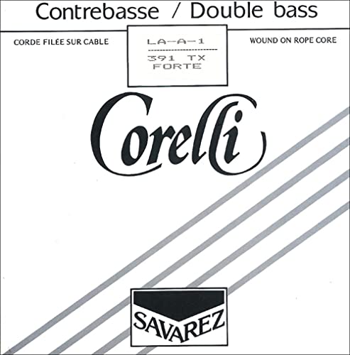 Corelli Kontrabass-Saiten Solostimmung A Nickel Extra stark 391TX
