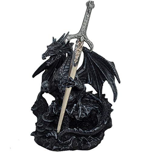 Dark Dreams Gothic Mittelalter Fantasy Brieföffner Drache Dragon Figur