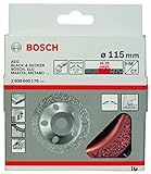 Bosch Accessories Professional 1x Carbide Topfscheibe (Mittel, Flach, Ø 115 mm, M14, Zubehör Winkelschleifer)
