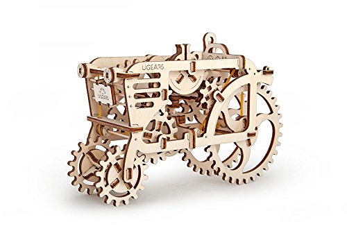UGEARS Der Traktor mechanisches 3D-Puzzle, EIN hölzernes Rätsel für Kinder, Jugendliche und Erwachsene