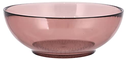 BITZ Kusintha Salatschüssel, Große Schüssel aus Glas, Durchm. 24 cm, Pink