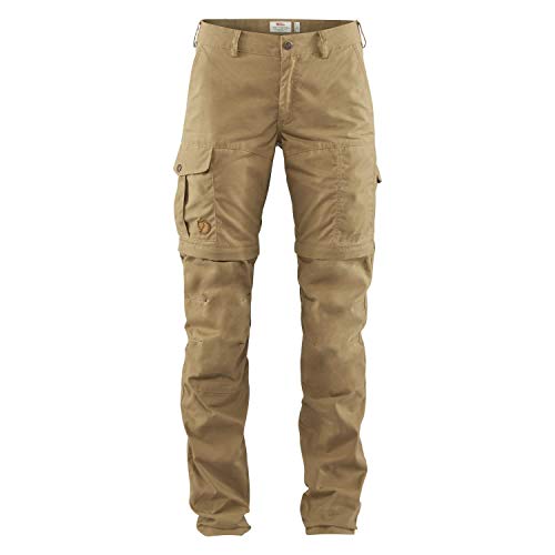 FJÄLLRÄVEN Damen Karla Pro Zip-Off Trousers W, Dark Sand, 40