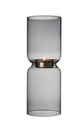Iittala Kerzenhalter Lantern Glas grau, 25cm